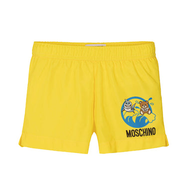 Traje de baño MOSCHINO amarillo para bebés